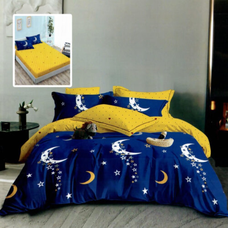LENJERIE FINET 6 PIESE CU HUSĂ – 160×200 ȘI 180×200 (HF6P287)